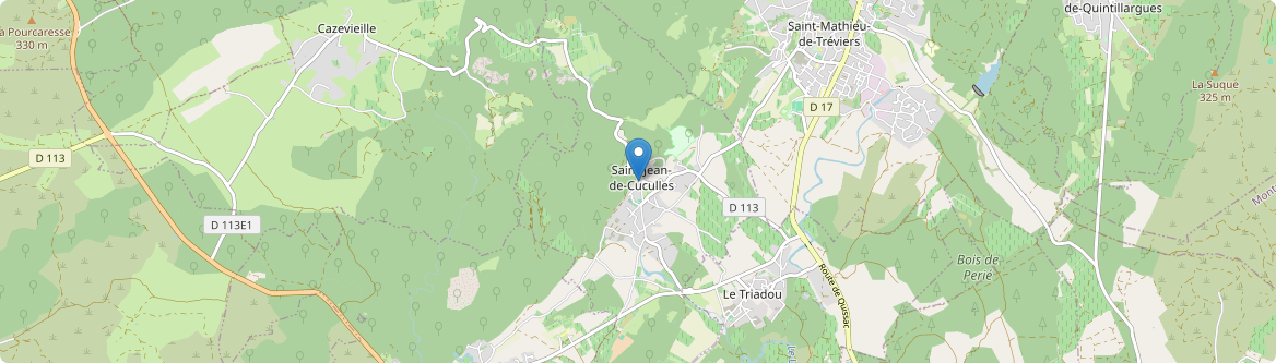 Saint-Jean-de-Cuculles - Carte