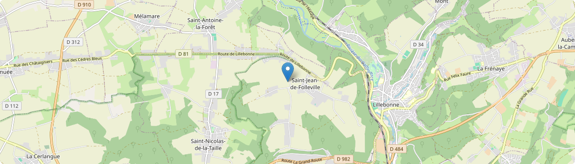 Saint-Jean-de-Folleville - Carte