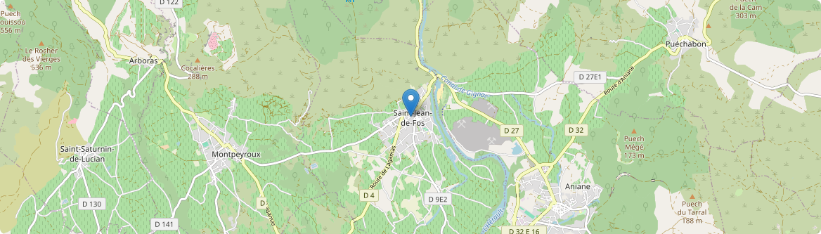 Saint-Jean-de-Fos - Carte