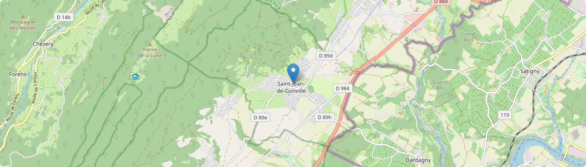 Saint-Jean-de-Gonville - Carte