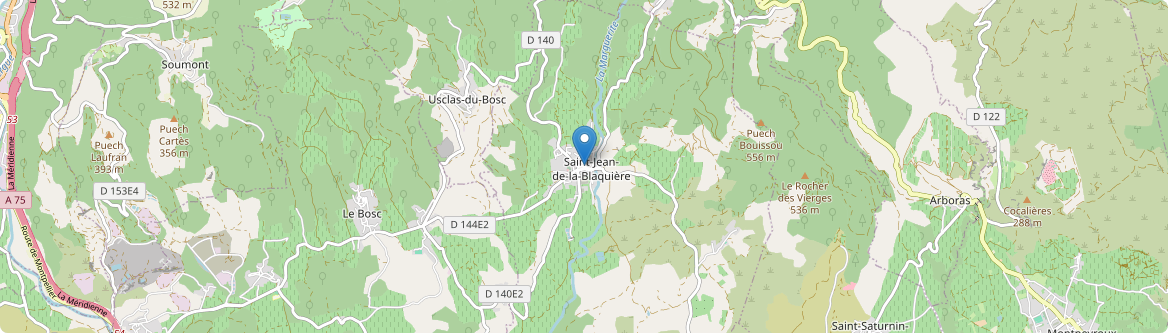 Saint-Jean-de-la-Blaquière - Carte