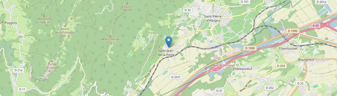 Saint-Jean-de-la-Porte - Carte
