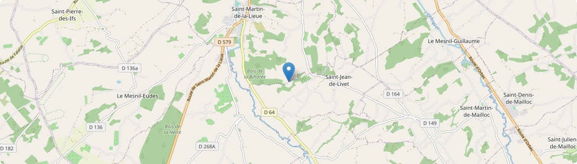 Saint-Jean-de-Livet - Carte