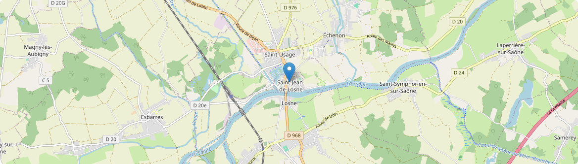 Saint-Jean-de-Losne - Carte