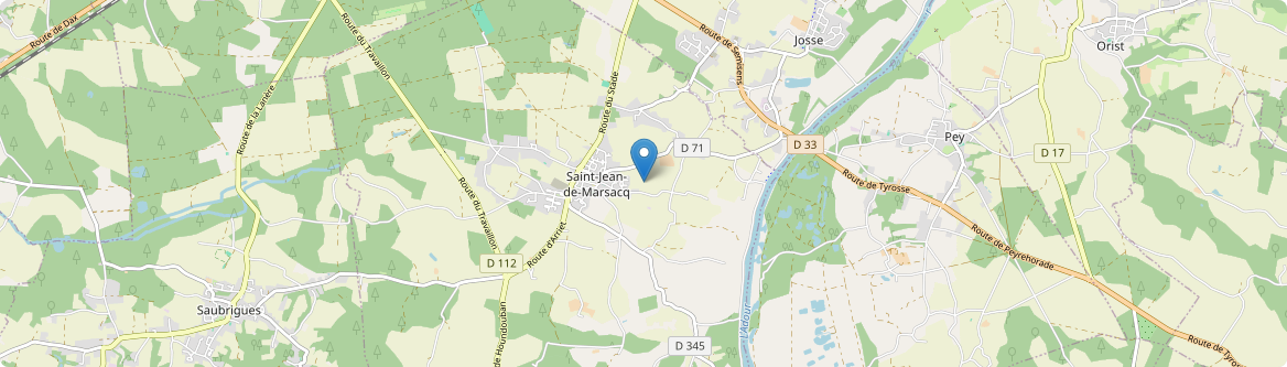 Saint-Jean-de-Marsacq - Carte