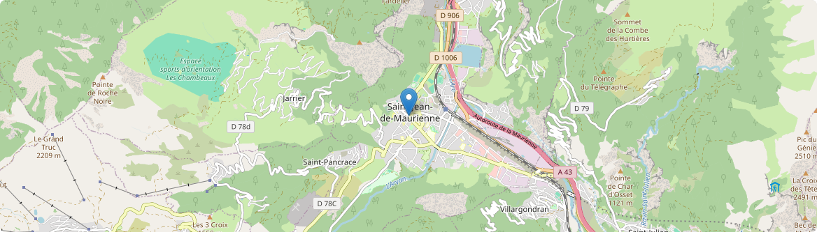 Saint-Jean-de-Maurienne - Carte