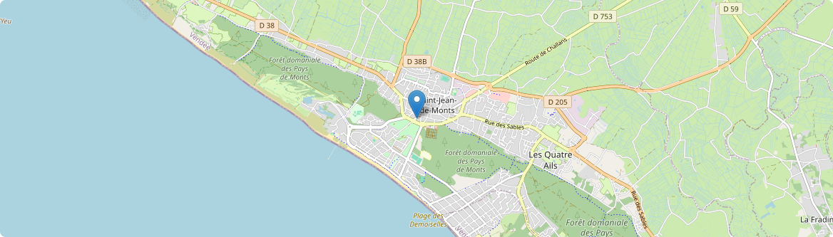 Saint-Jean-de-Monts - Carte