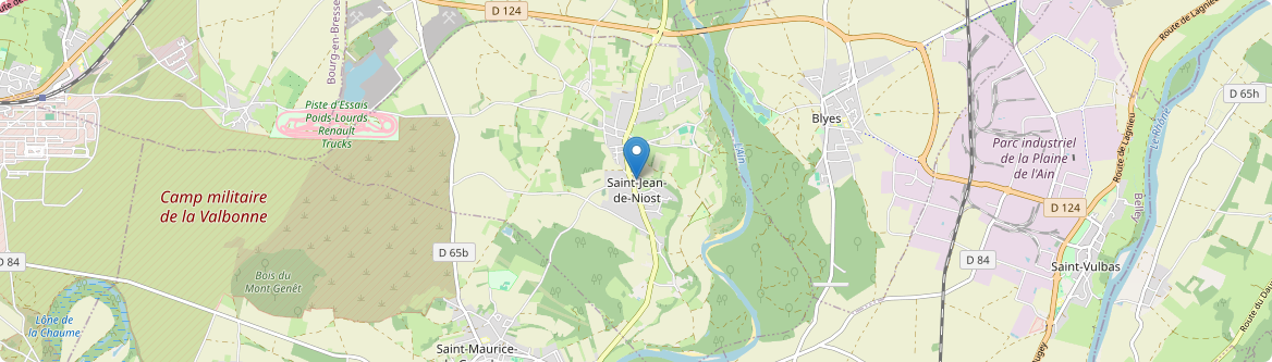 Saint-Jean-de-Niost - Carte