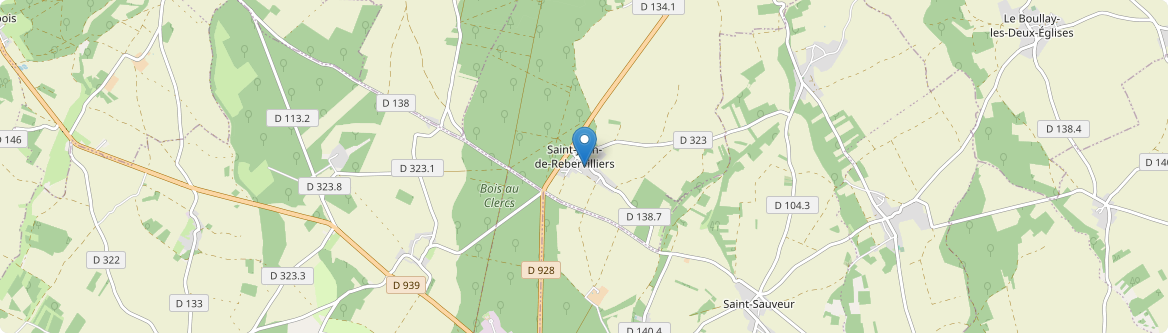 Saint-Jean-de-Rebervilliers - Carte