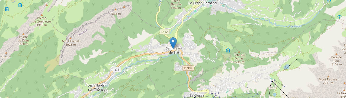 Saint-Jean-de-Sixt - Carte