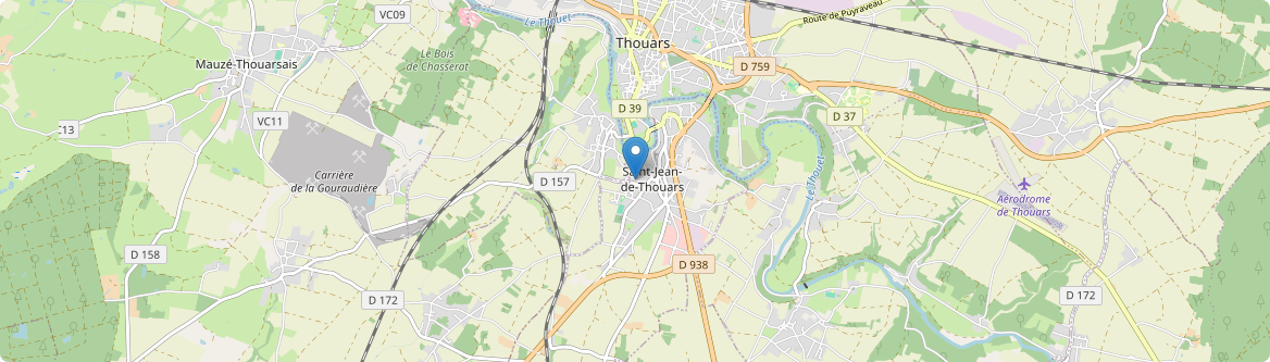 Saint-Jean-de-Thouars - Carte