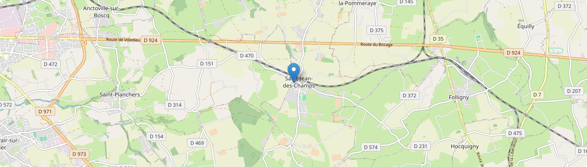 Saint-Jean-des-Champs - Carte