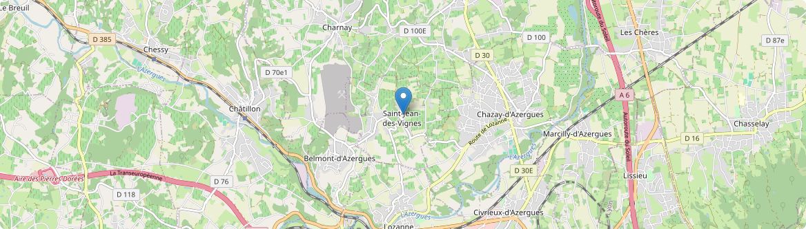 Saint-Jean-des-Vignes - Carte