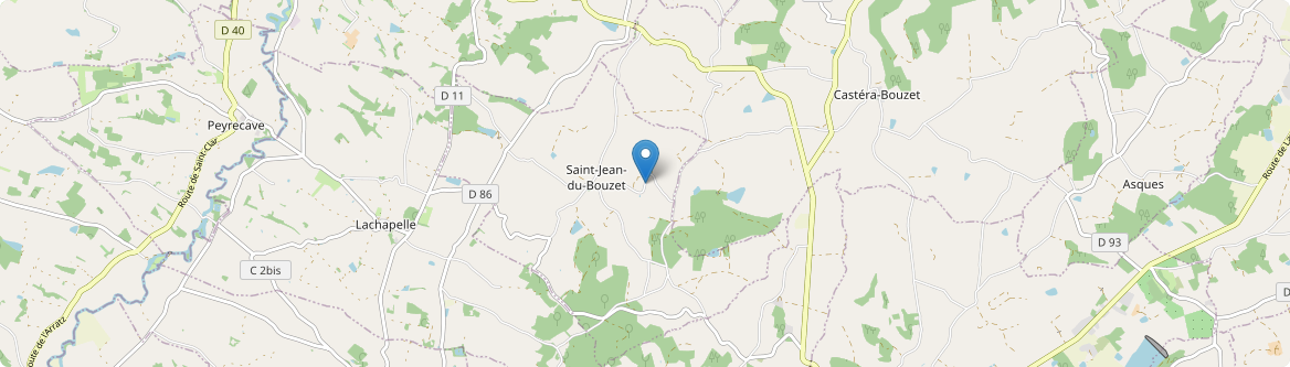Saint-Jean-du-Bouzet - Carte