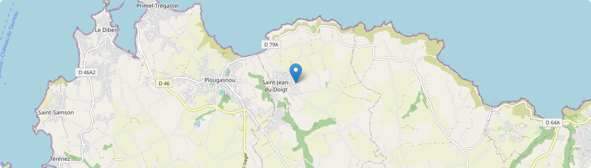 Saint-Jean-du-Doigt - Carte