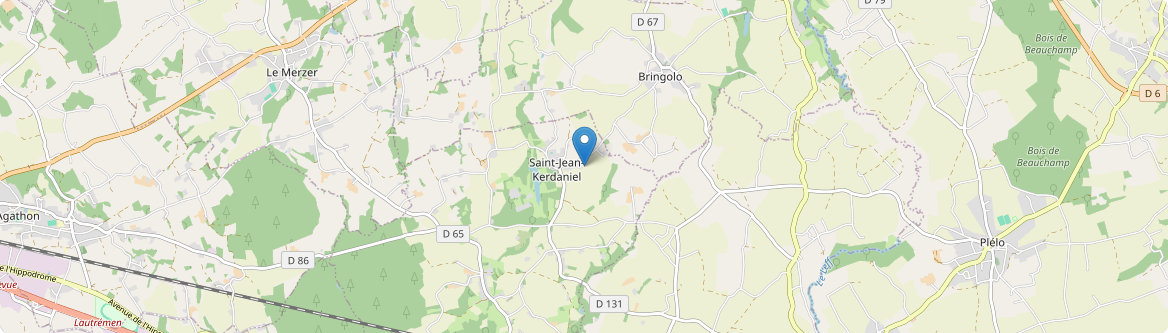 Saint-Jean-Kerdaniel - Carte