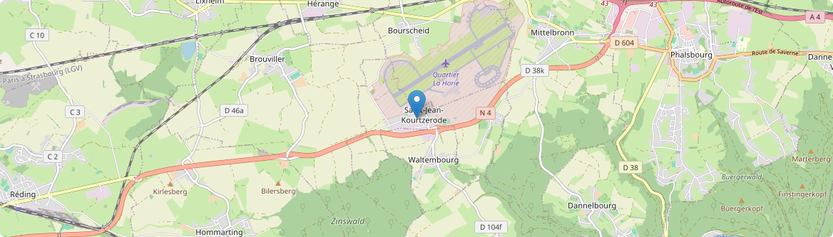 Saint-Jean-Kourtzerode - Carte