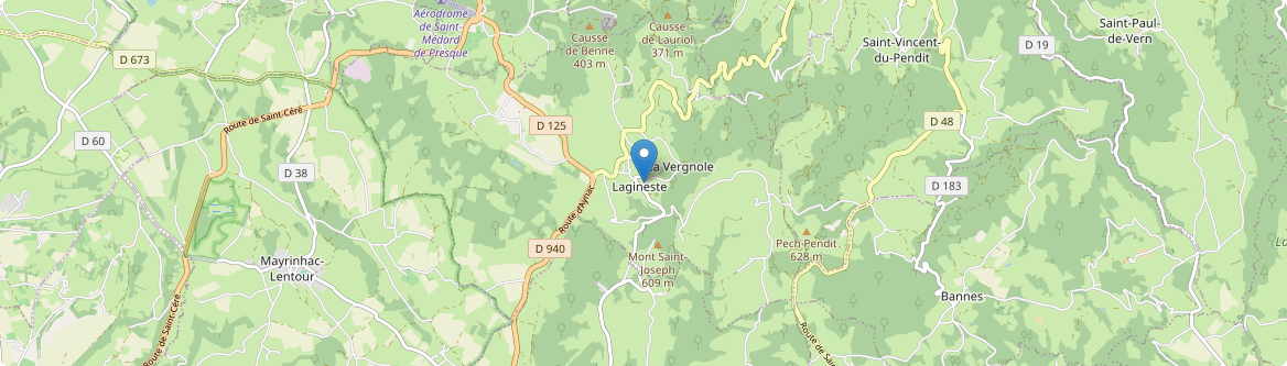 Saint-Jean-Lagineste - Carte