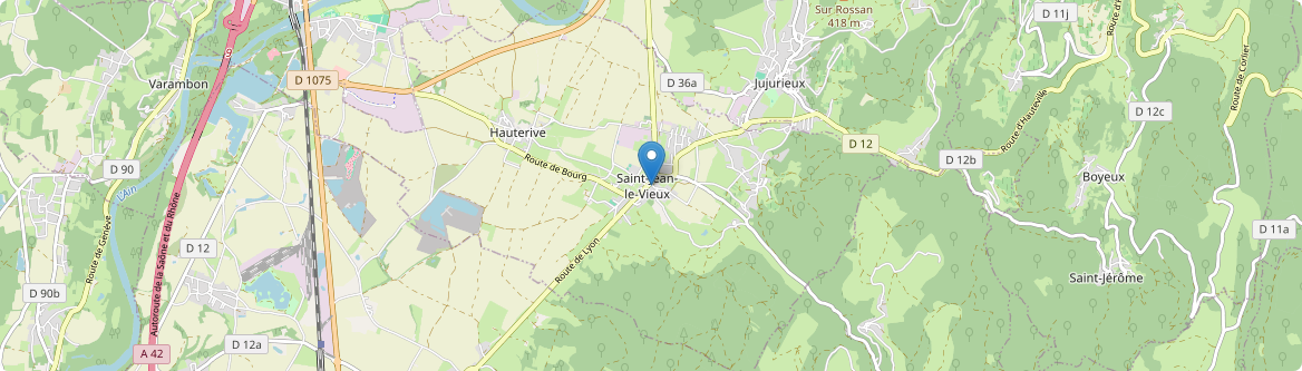 Saint-Jean-le-Vieux - Carte