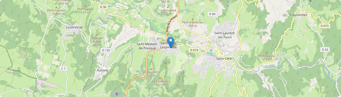 Saint-Jean-Lespinasse - Carte
