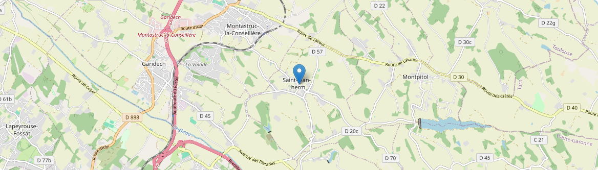 Saint-Jean-Lherm - Carte