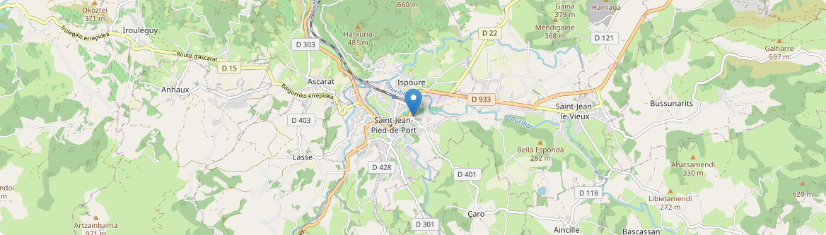 Saint-Jean-Pied-de-Port - Carte