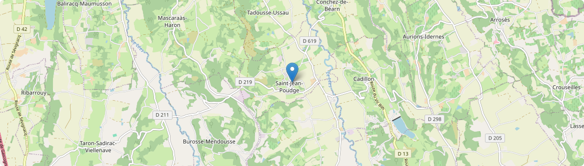 Saint-Jean-Poudge - Carte