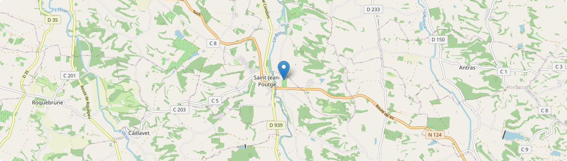 Saint-Jean-Poutge - Carte