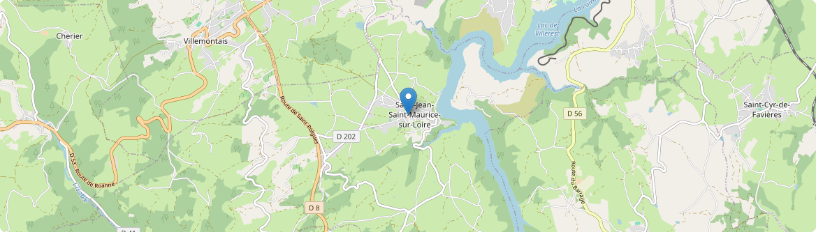 Saint-Jean-Saint-Maurice-sur-Loire - Carte