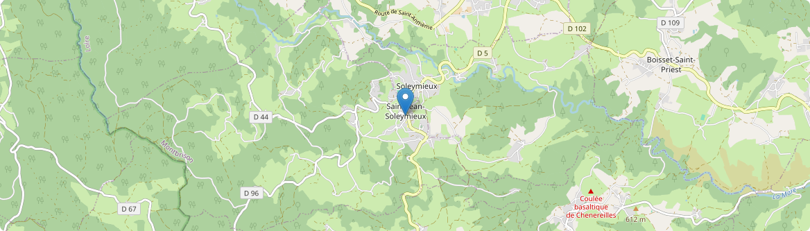Saint-Jean-Soleymieux - Carte