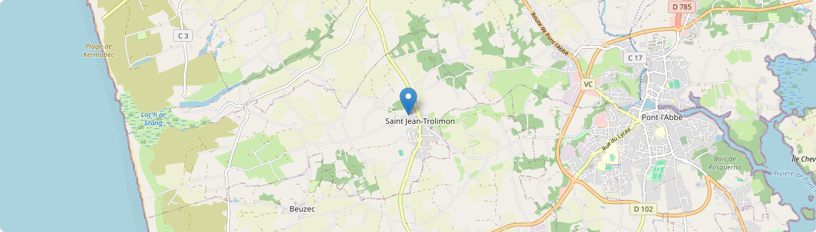Saint-Jean-Trolimon - Carte