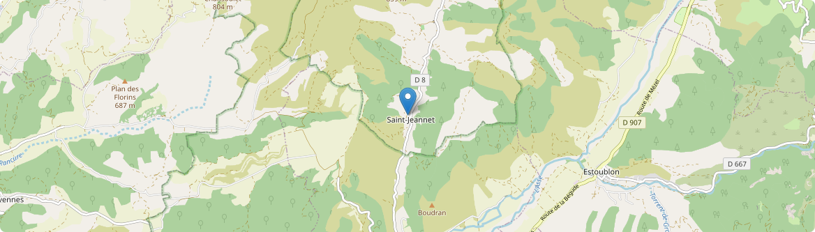Saint-Jeannet - Carte