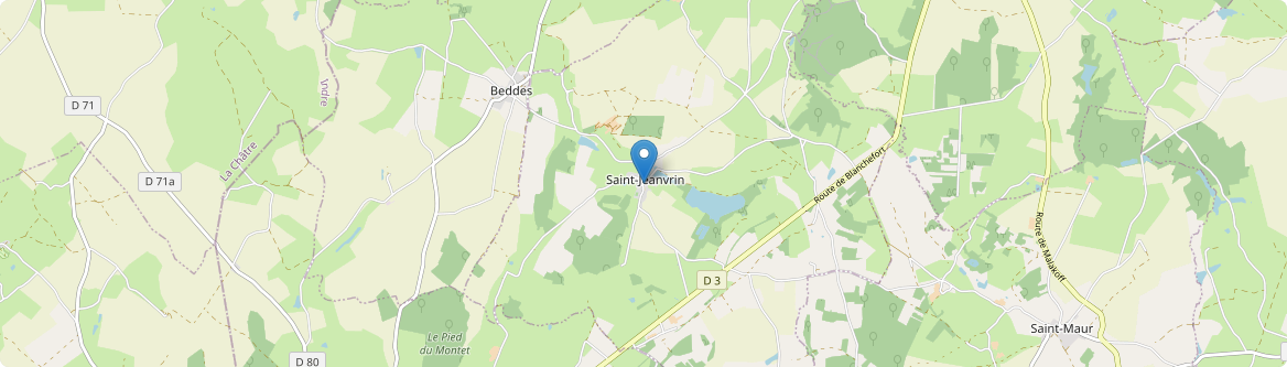 Saint-Jeanvrin - Carte