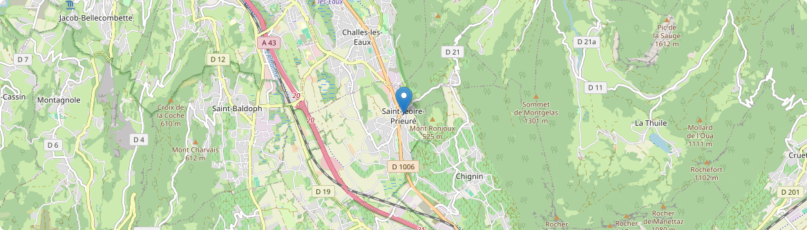 Saint-Jeoire-Prieuré - Carte