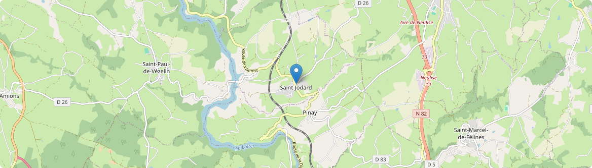 Saint-Jodard - Carte