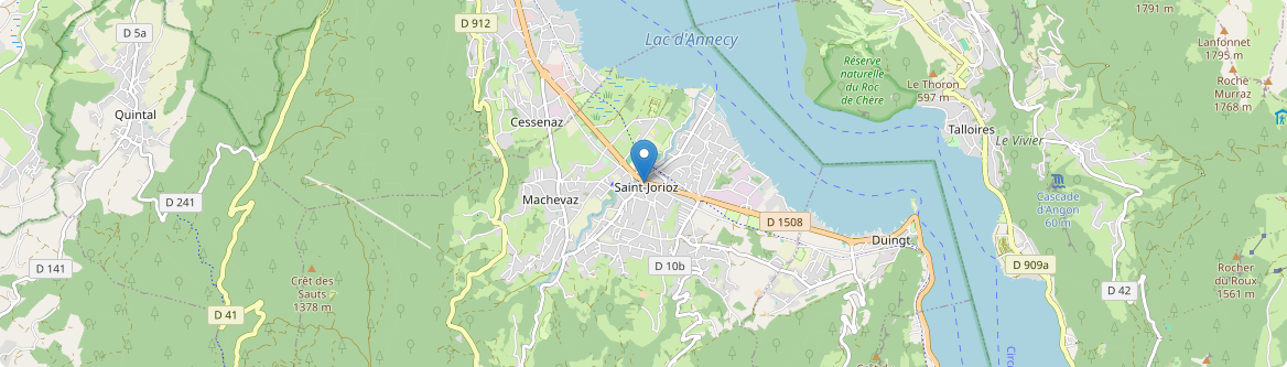 Saint-Jorioz - Carte