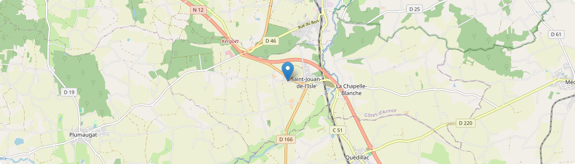 Saint-Jouan-de-l'Isle - Carte