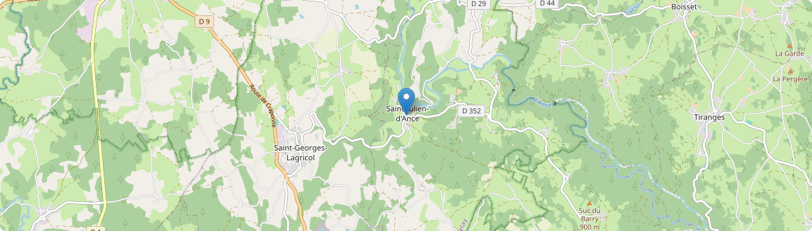 Saint-Julien-d'Ance - Carte