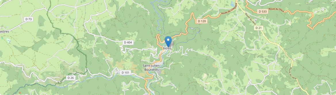 Saint-Julien-d'Intres - Carte