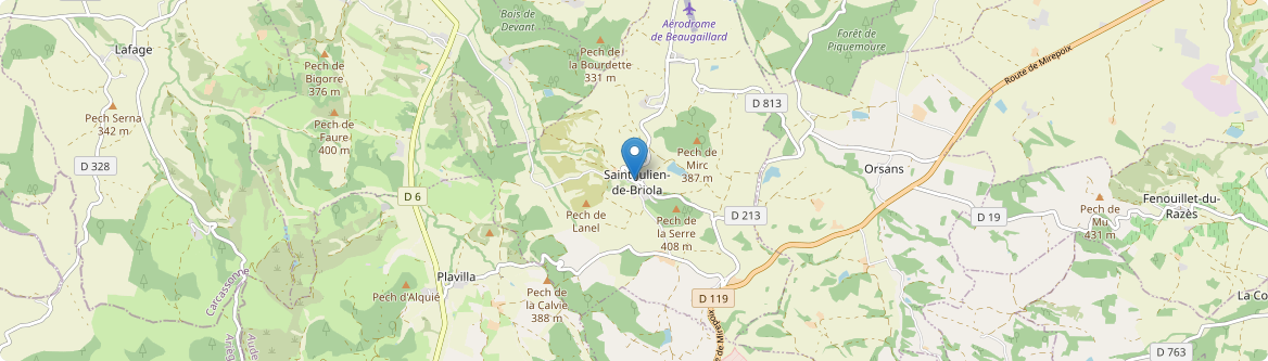 Saint-Julien-de-Briola - Carte