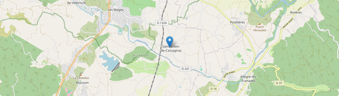 Saint-Julien-de-Cassagnas - Carte