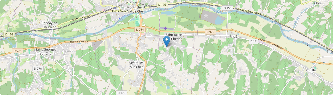 Saint-Julien-de-Chédon - Carte