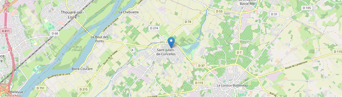 Saint-Julien-de-Concelles - Carte