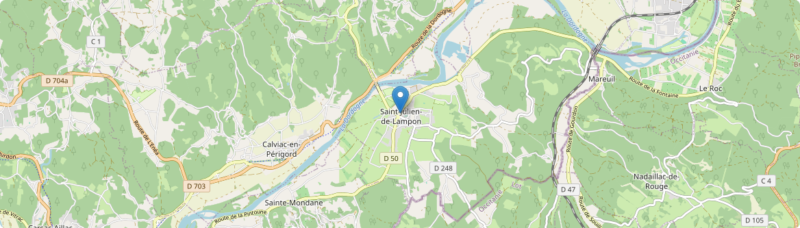 Saint-Julien-de-Lampon - Carte