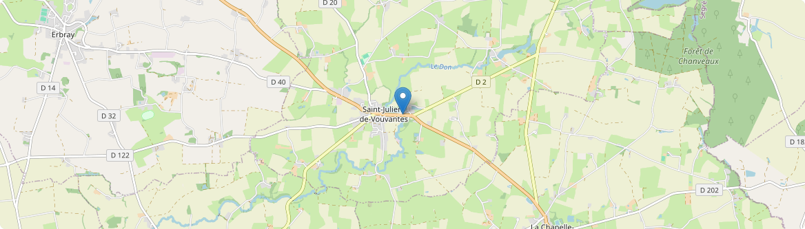 Saint-Julien-de-Vouvantes - Carte