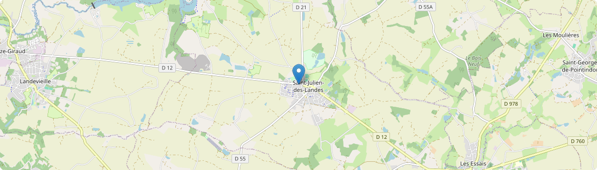 Saint-Julien-des-Landes - Carte