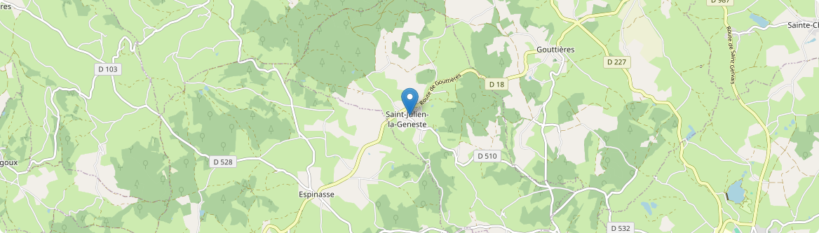 Saint-Julien-la-Geneste - Carte