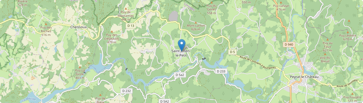 Saint-Julien-le-Petit - Carte