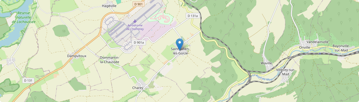 Saint-Julien-lès-Gorze - Carte