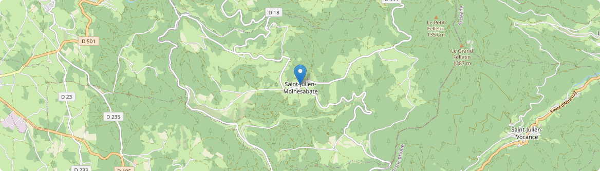 Saint-Julien-Molhesabate - Carte